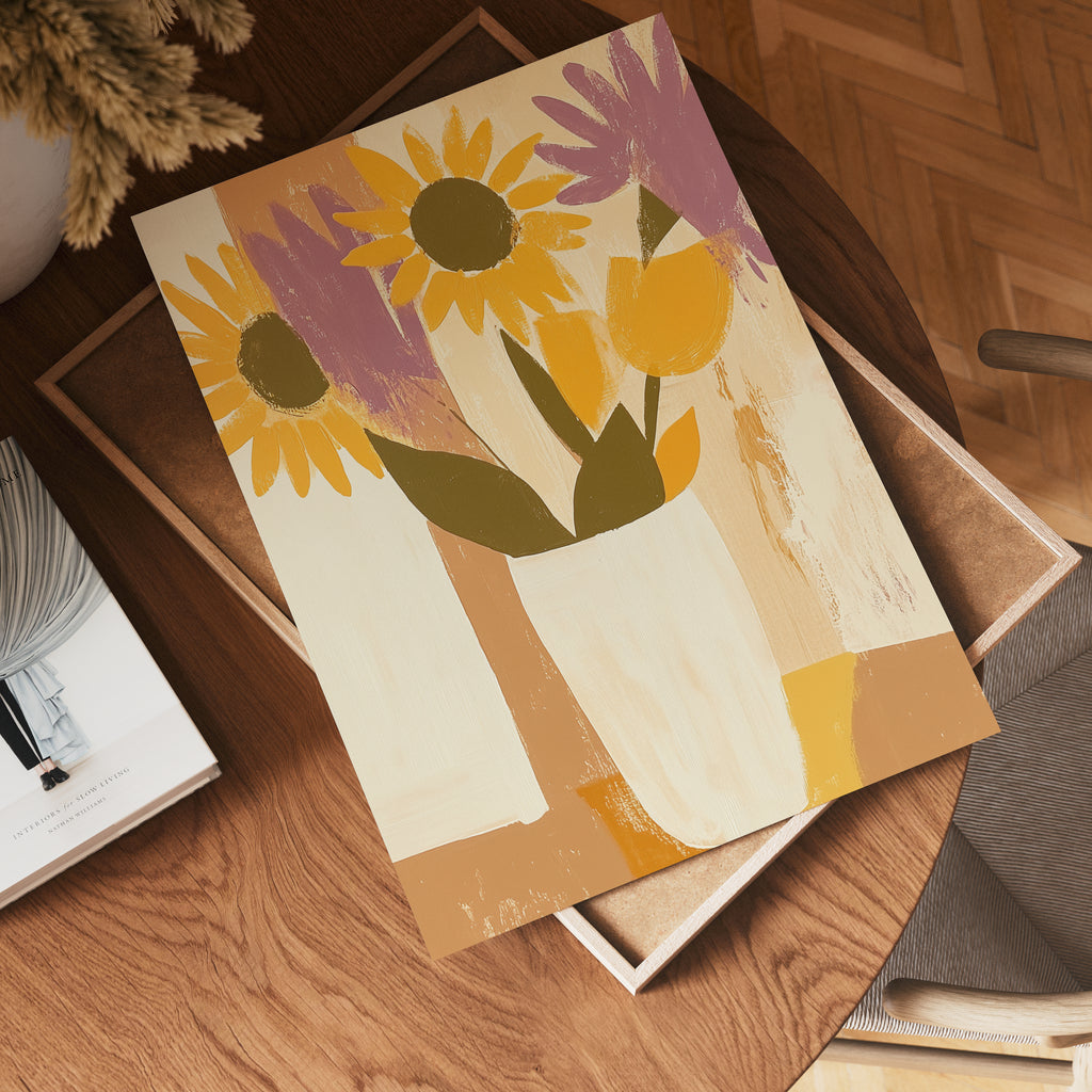 Pink Rose Bouquet Poster