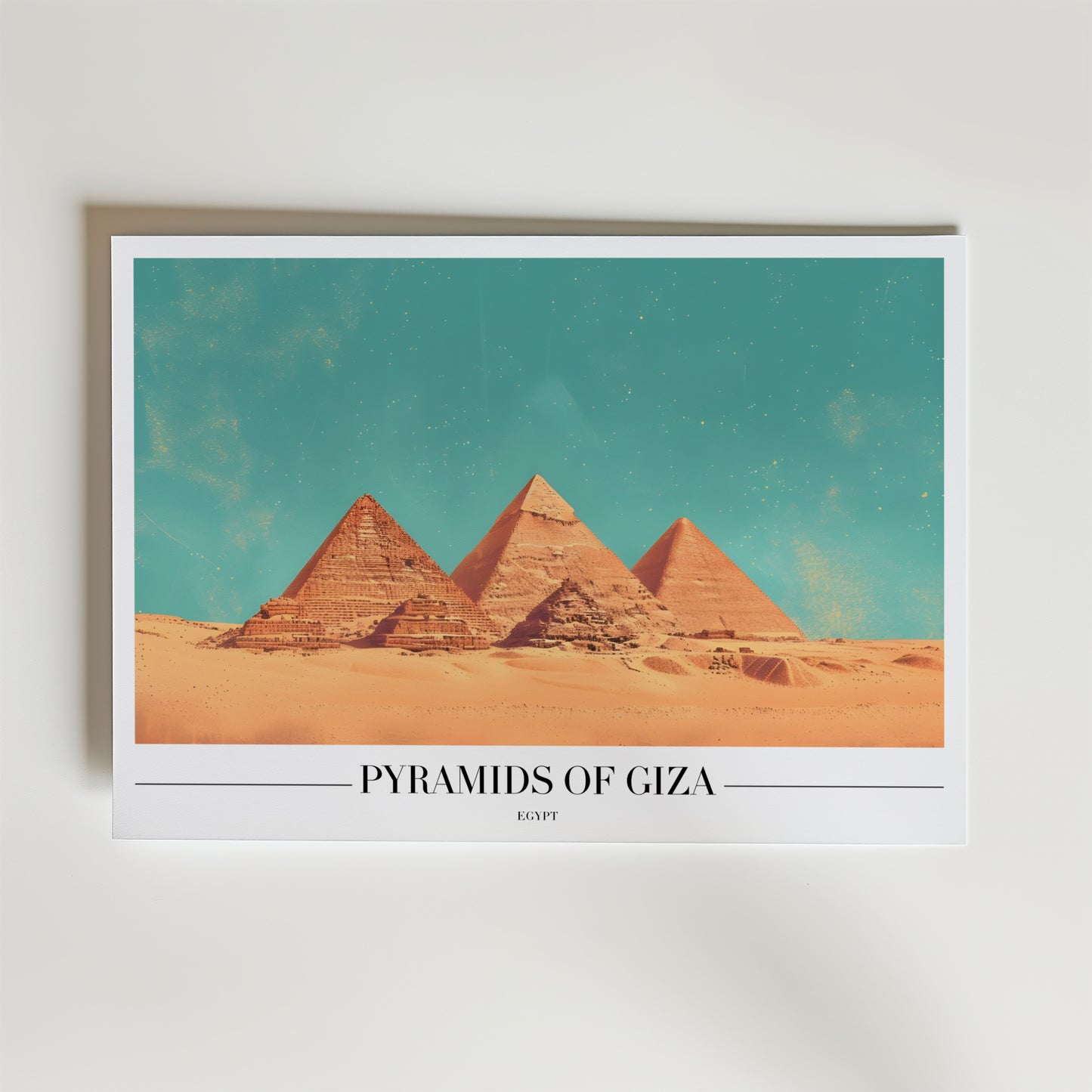Pyramids of Giza Poster