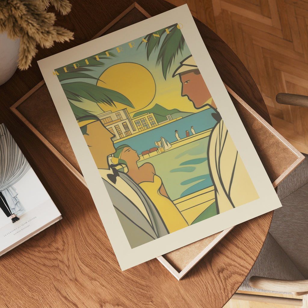Vintage Mediterraneo Poster