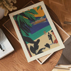 Art Deco Cannes Poster