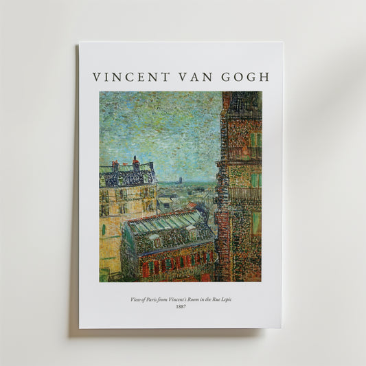 Van Gogh View Of Paris Poster