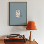 Bathroom Cat Poster – i rum 2