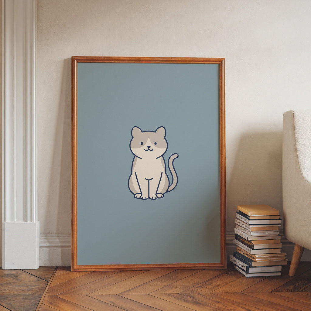 Bathroom Cat Poster – i rum 5