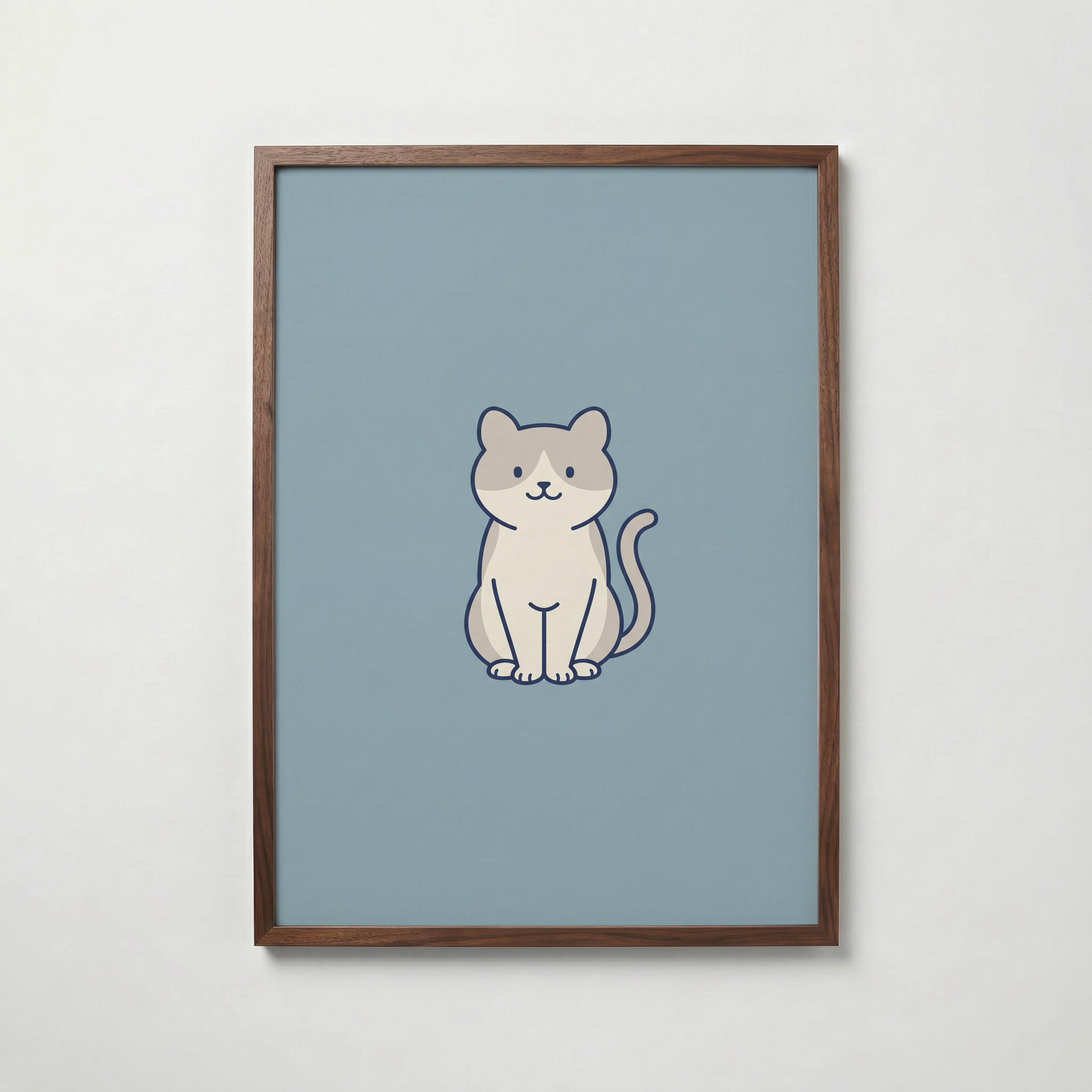 Bathroom Cat Poster – valnötsram