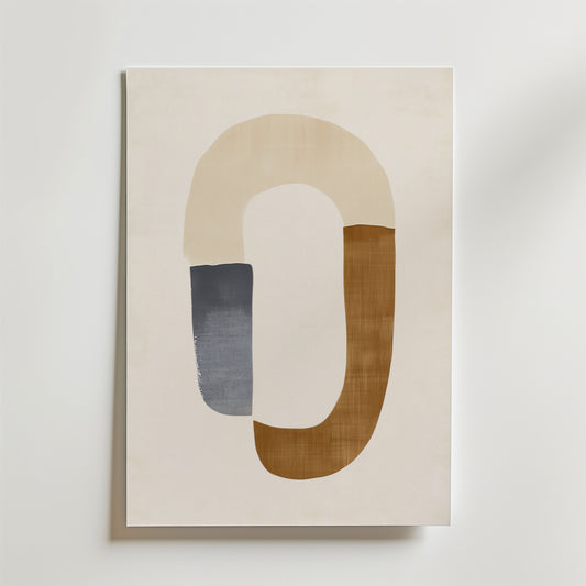 Abstract Shape Flow Poster