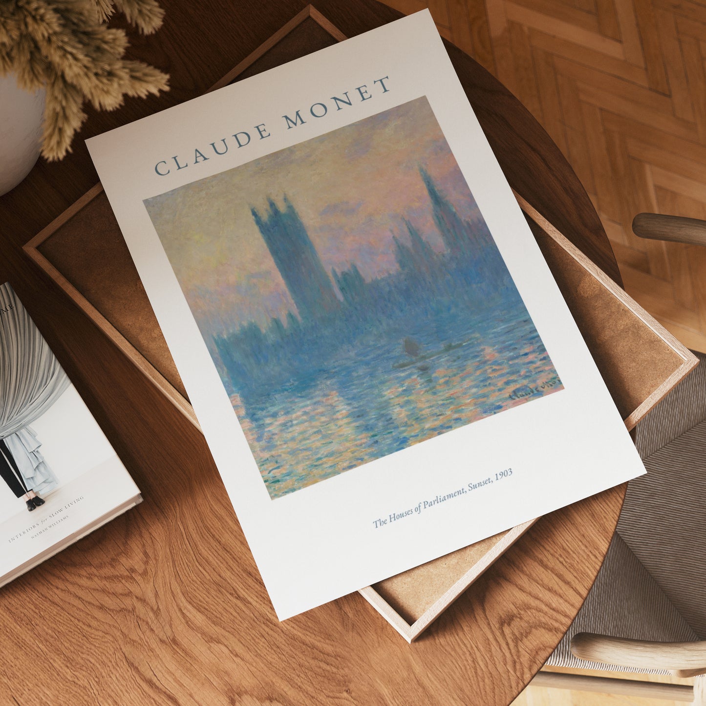 Claude Monet Plakat med Parlamentet
