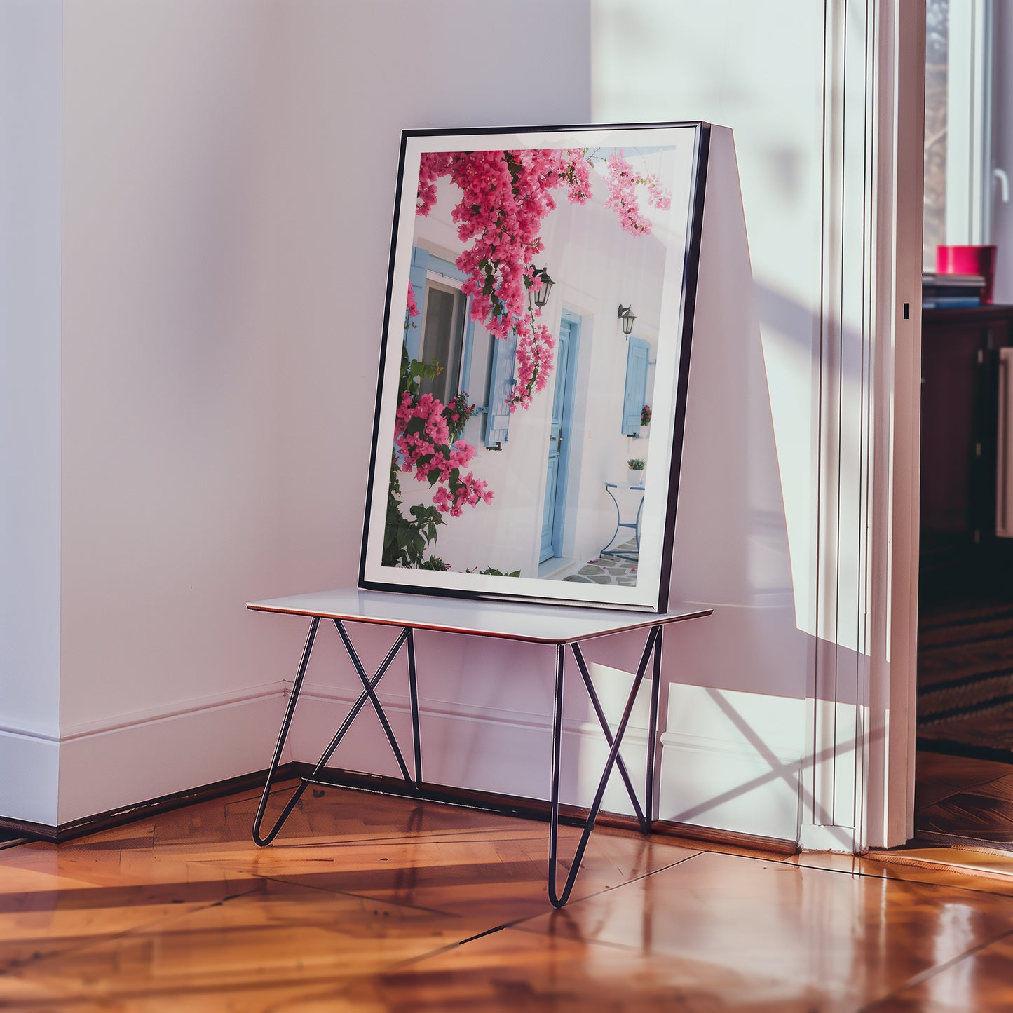 Mediterranean Bloom Terrace Poster