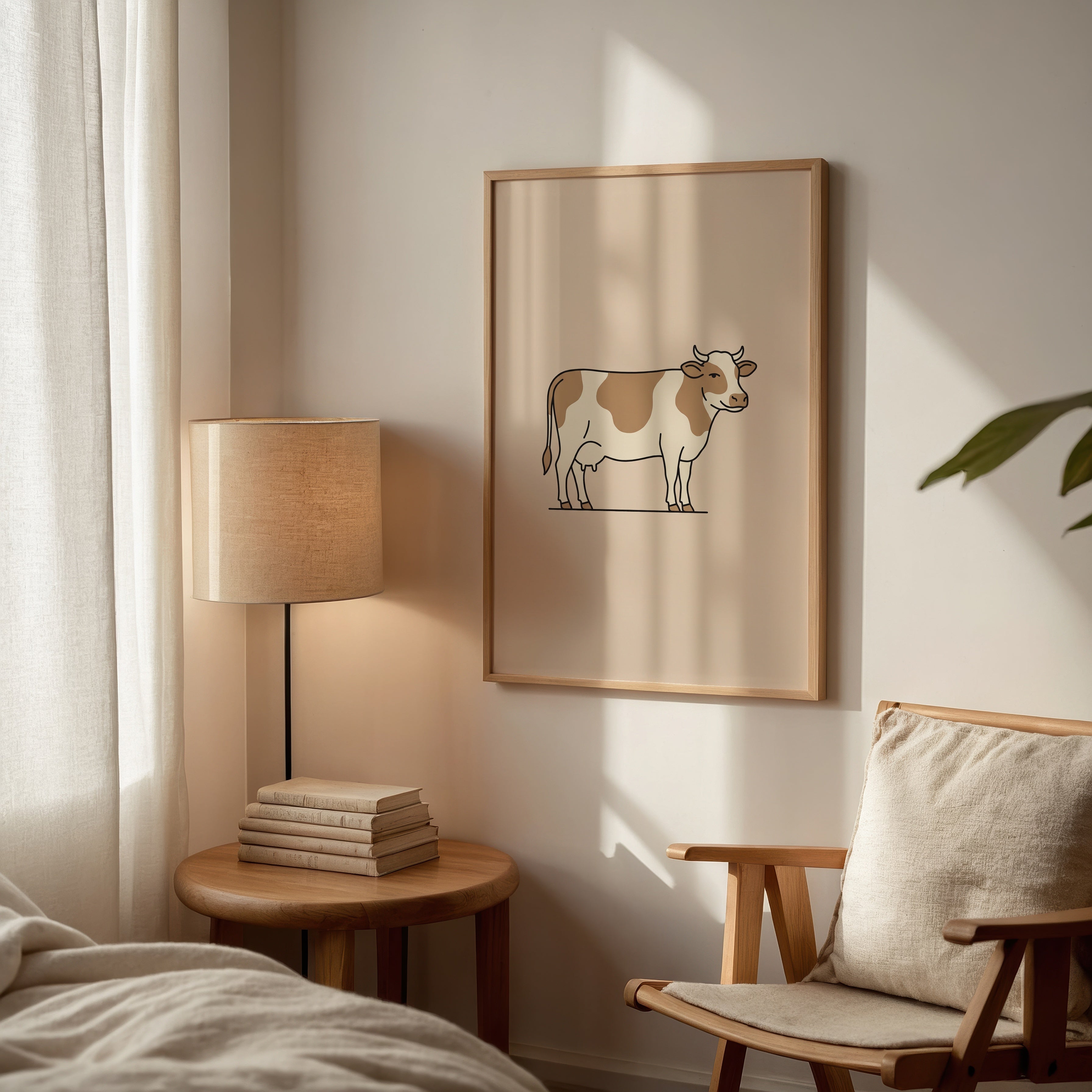 Bathroom Cow Poster – i rum 1