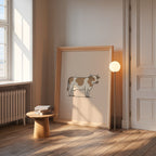 Bathroom Cow Poster – i rum 2