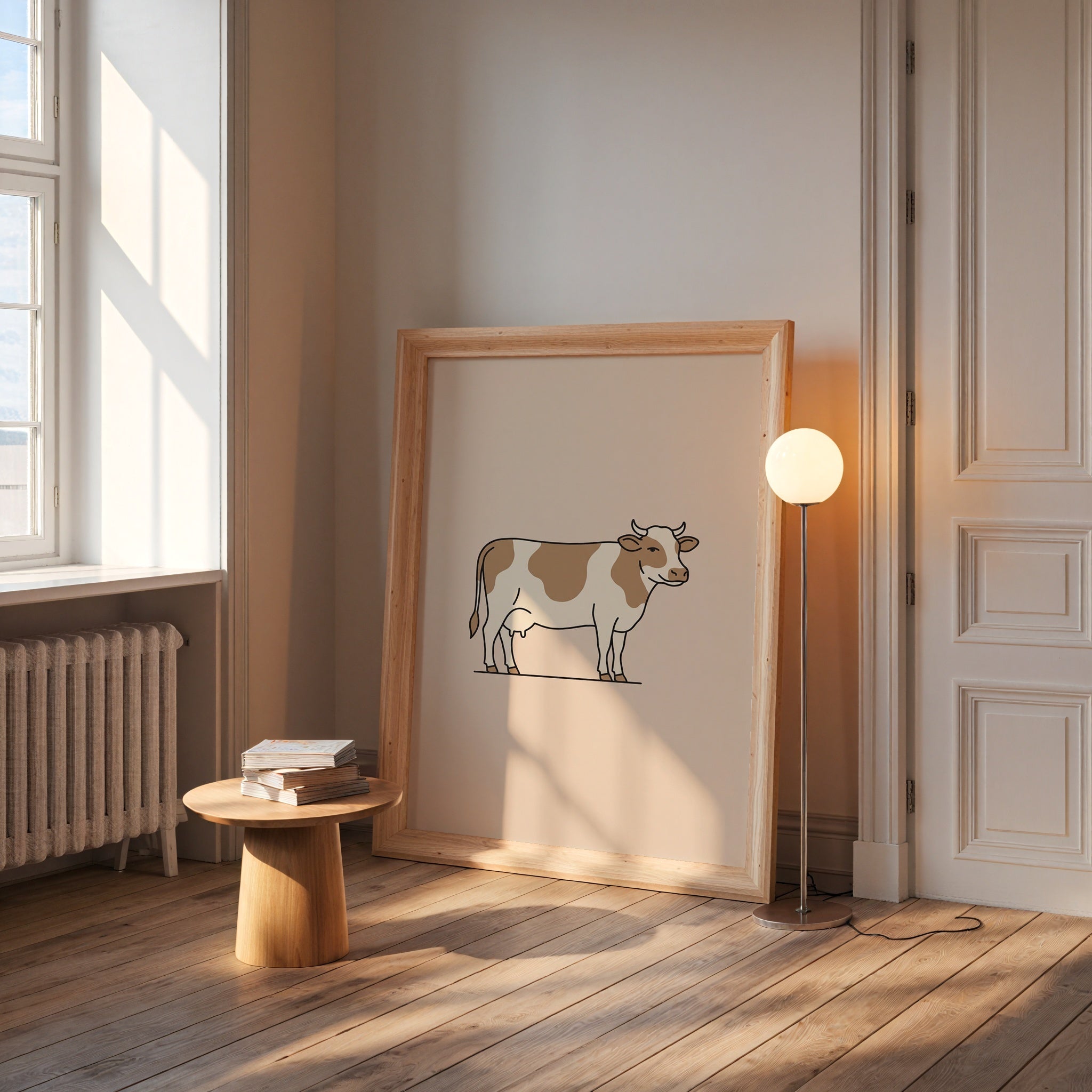 Bathroom Cow Poster – i rum 2