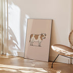 Bathroom Cow Poster – i rum 3