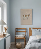 Bathroom Cow Poster – i rum 4
