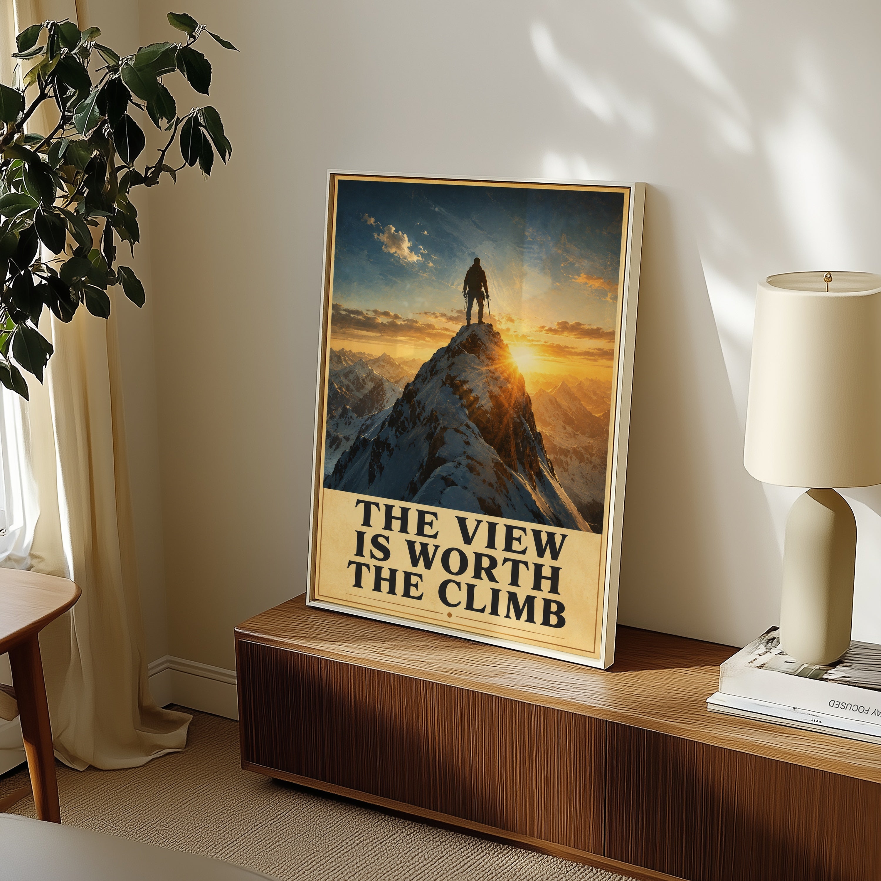 Summit Resolve poster i stilrent hem med modern inredning – köp enkelt hos Bozetto