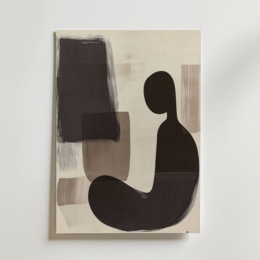 Abstract Solitude Poster