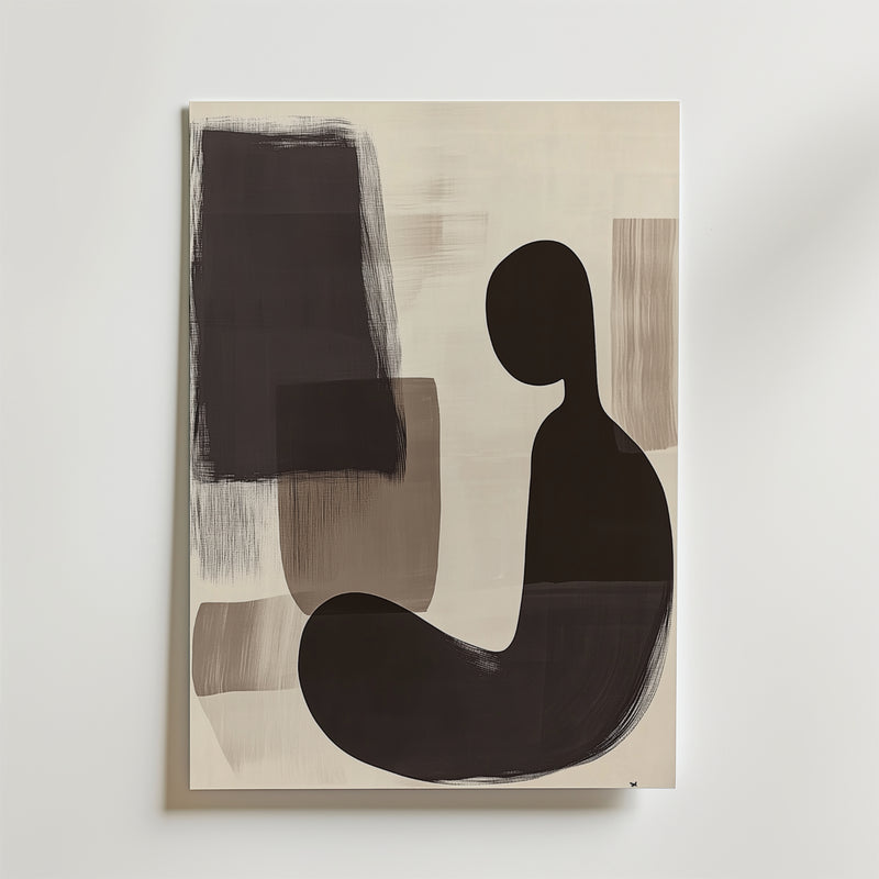 Abstract Solitude Poster