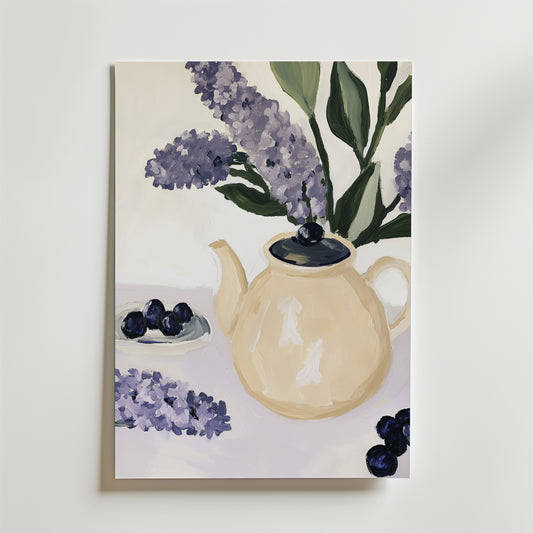 Plakat med kirsebærblomststi