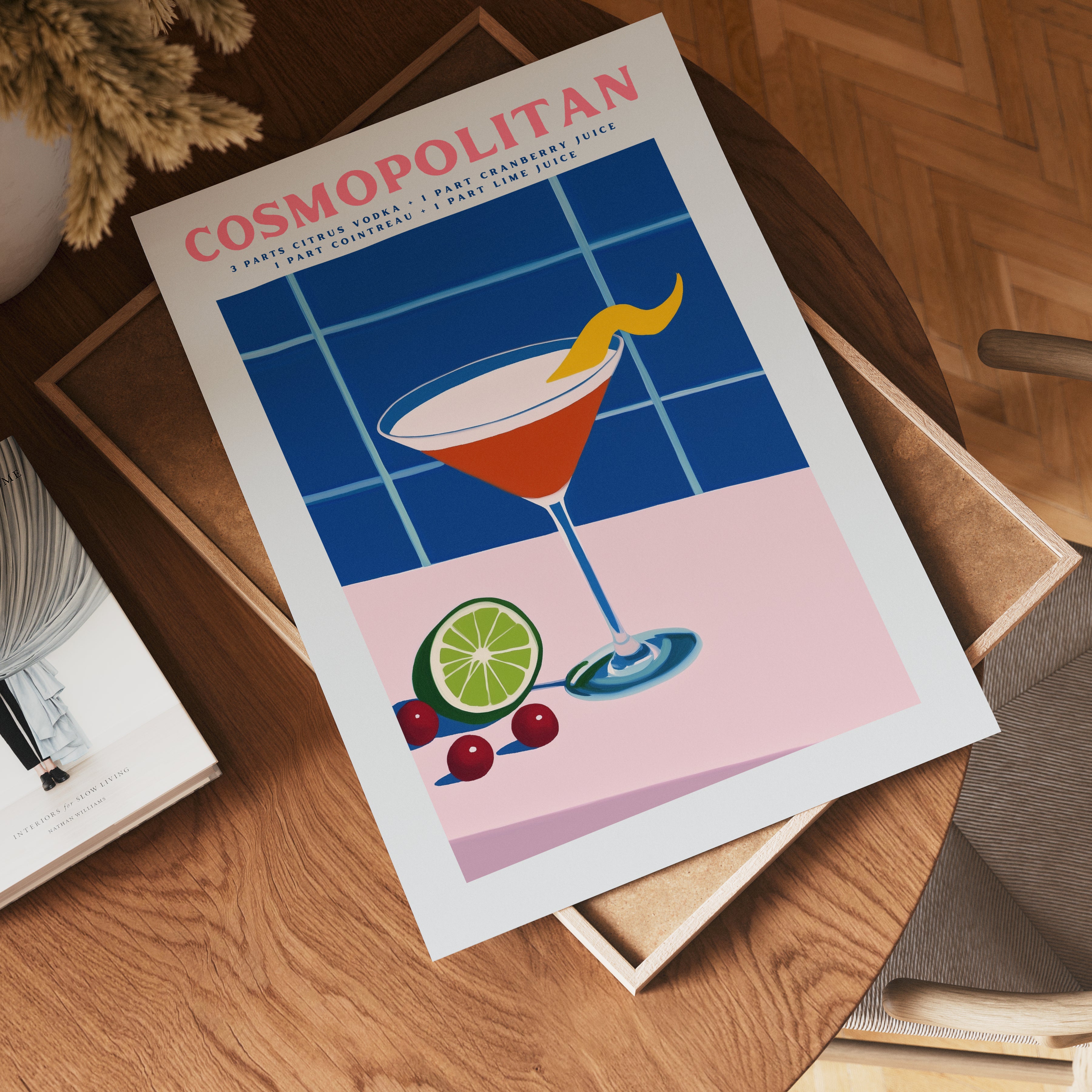 Cosmopolitan Cocktail Poster