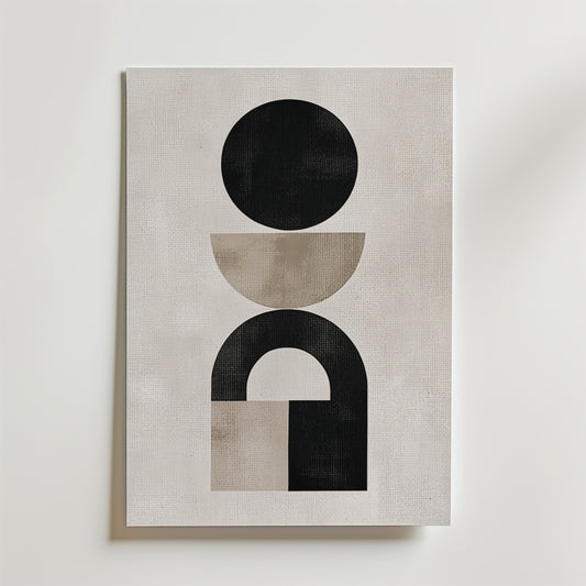 Abstract Geometric Harmony Poster