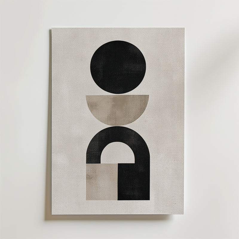 Abstract Geometric Harmony Poster