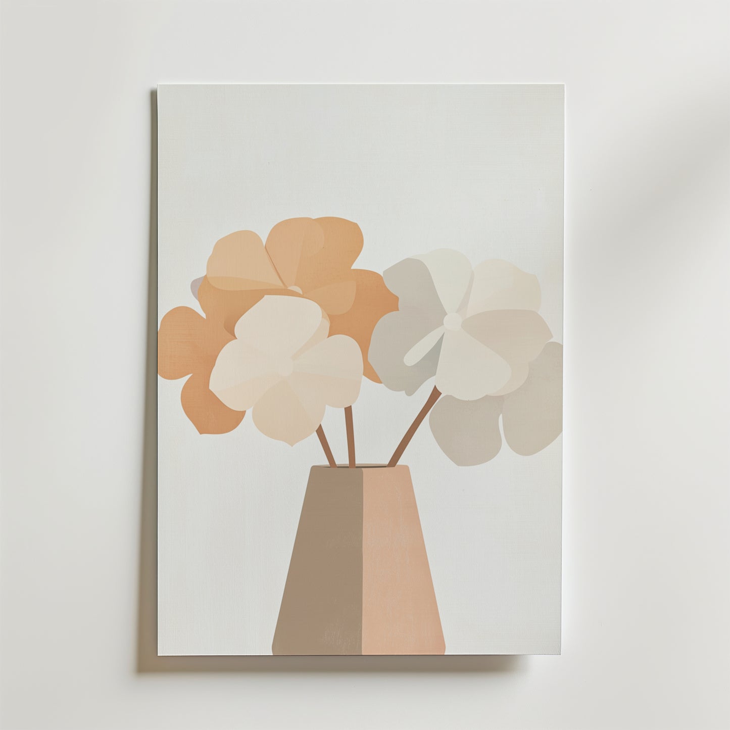 Plakat med vilde blomstereng