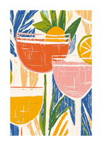 Tropical Reflections Drink Poster