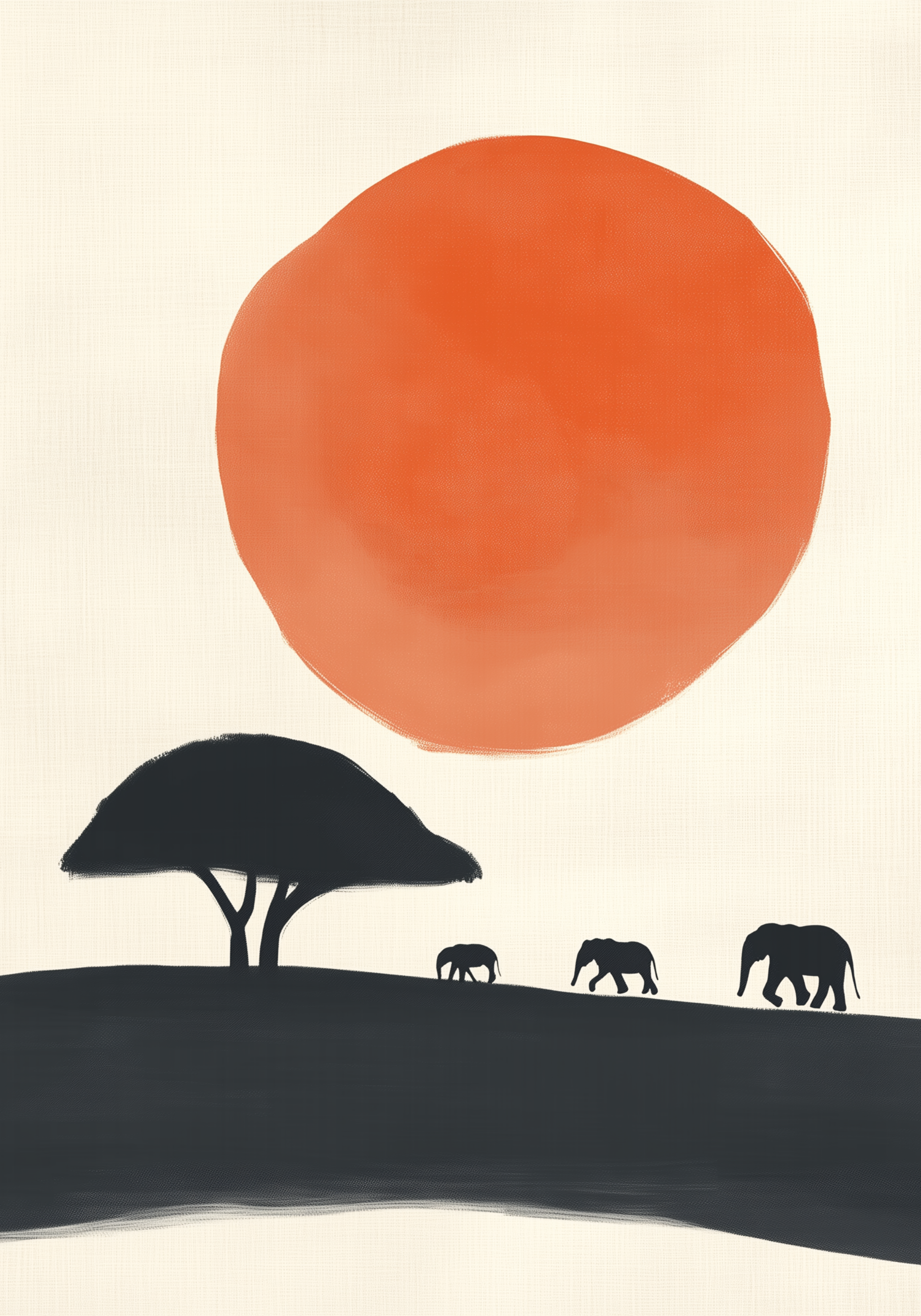 Savanna Silence Poster