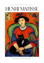 La Femme au Chat Matisse Poster