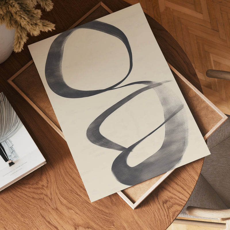 Fluid Curves Poster