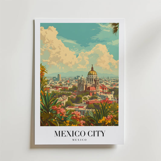Colors Of Mexico City Poster