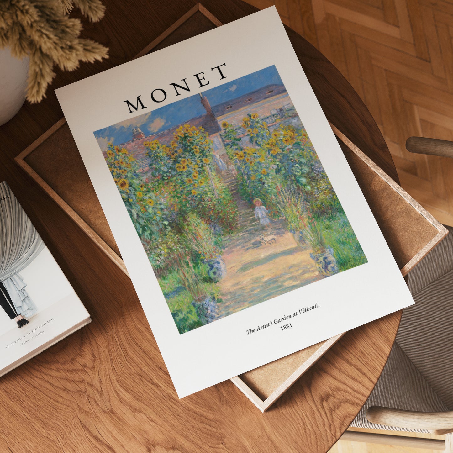 Claude Monet Kunstnerens Have Plakat
