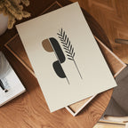 Modern Nature Lines Poster