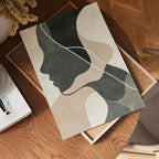 Abstract Face Shape Poster