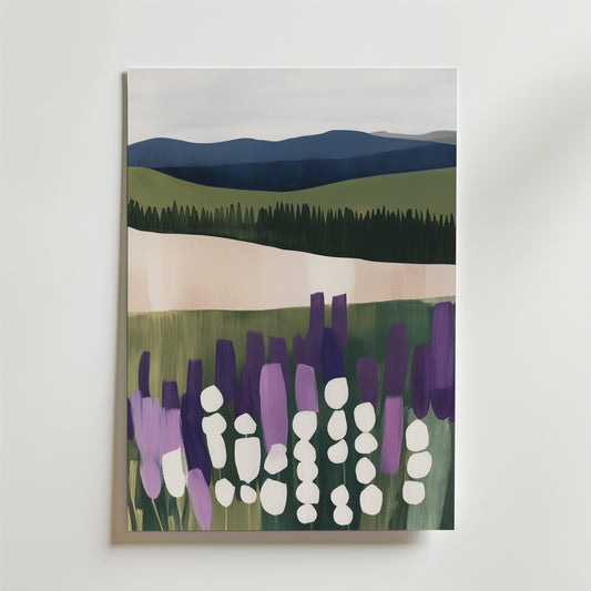 Blomster i marken nr. 2 plakat