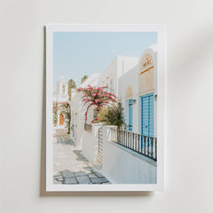 Mediterranean Bloom Alley Poster
