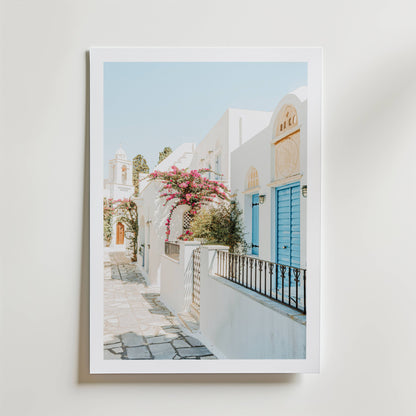 Mediterranean Bloom Alley Poster