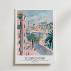 Dubrovnik Coastal View Poster
