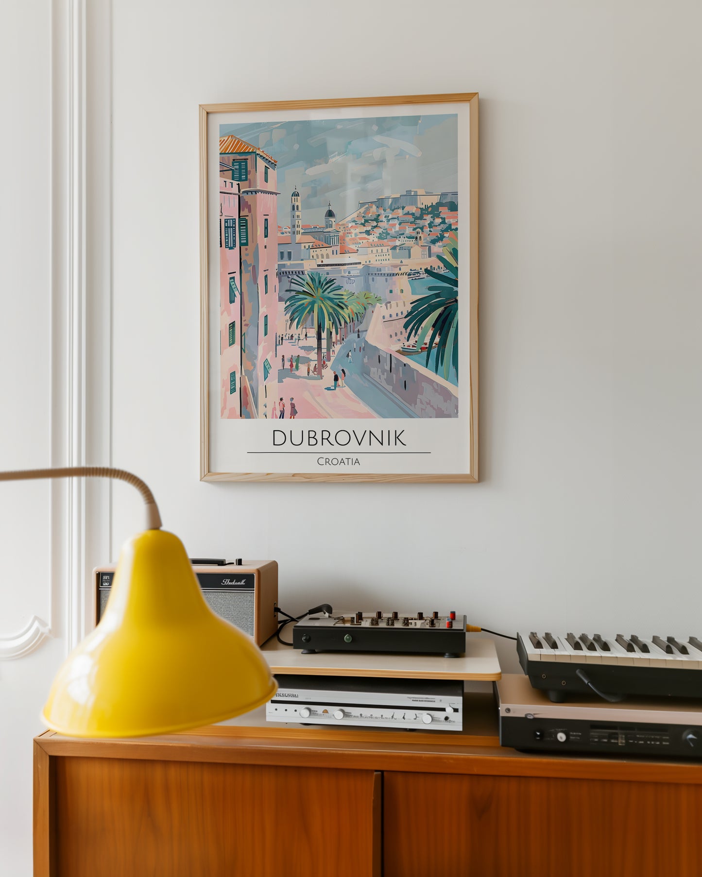 Dubrovnik Coastal View Poster