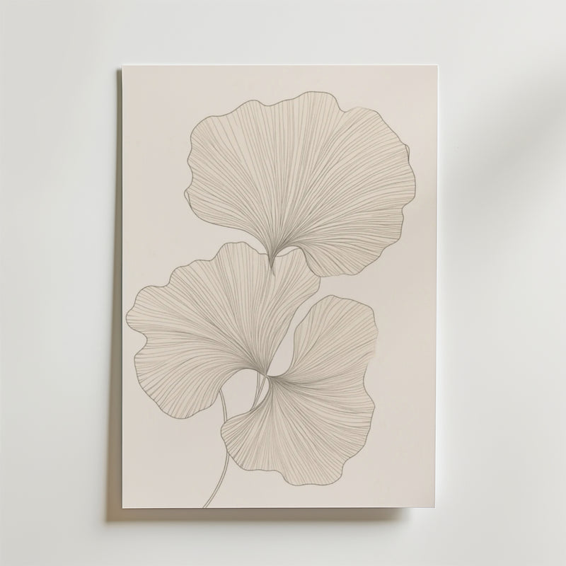 Ginkgo-bladplakat