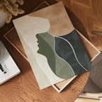 Abstract Face Shape No.4 Poster