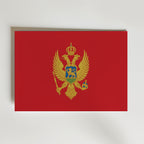 Montenegro National Flag Poster affisch – poster till väggdekoration – köp online hos Bozetto