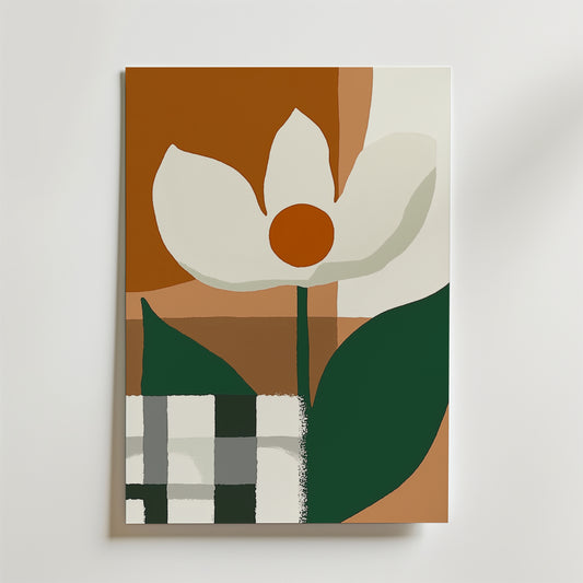 Abstract floral Poster