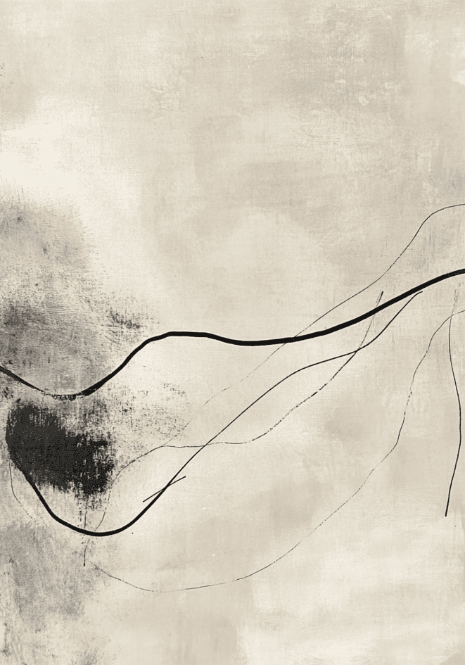 Monochrome Flow No.2 Poster