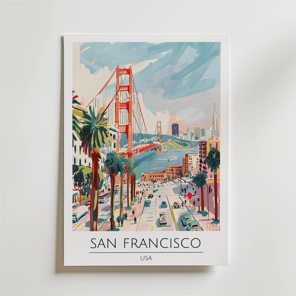 San Francisco Golden Gate Vista Poster