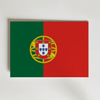 Portugal National Flag Poster affisch – poster till väggdekoration – köp online hos Bozetto
