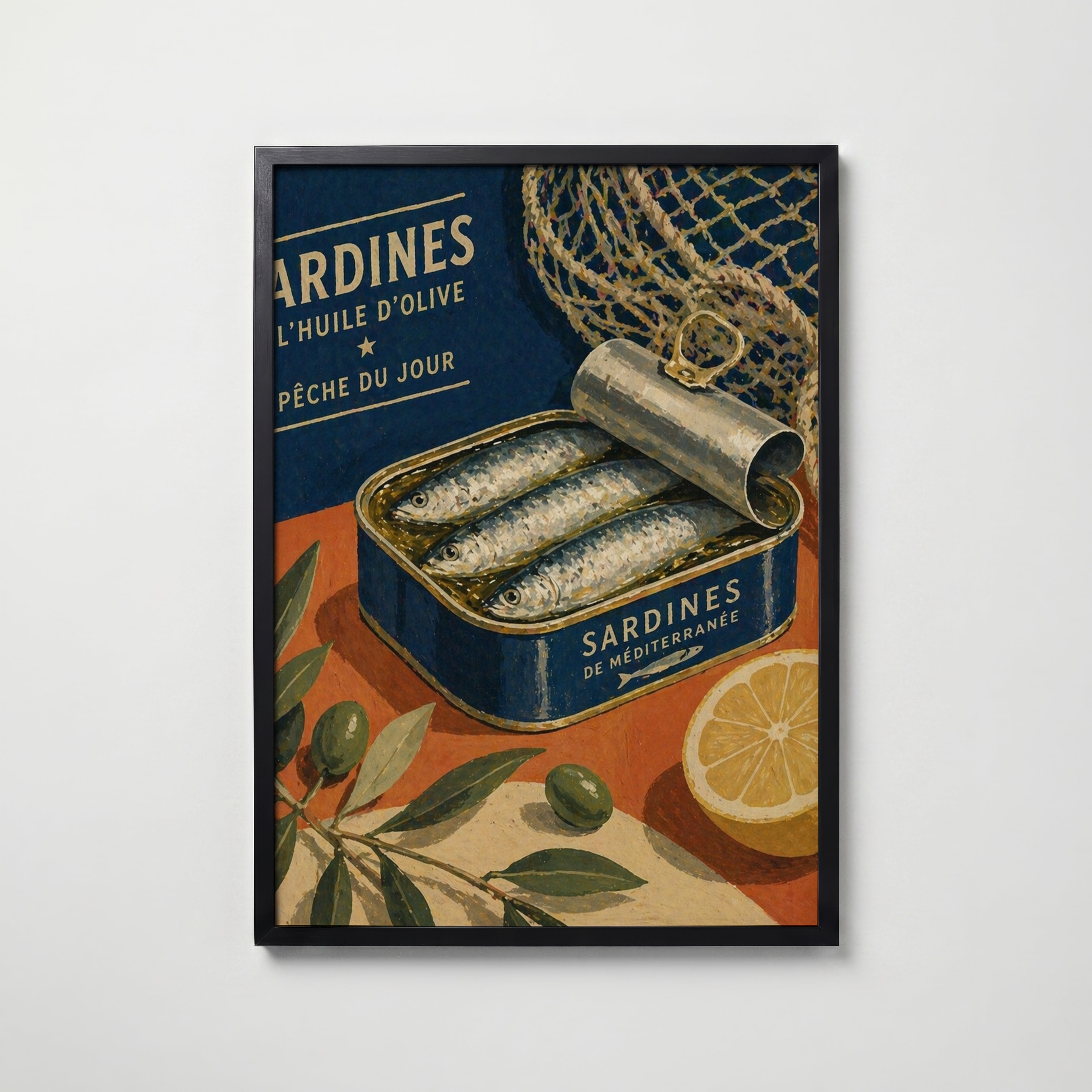 Sardines du Jour Poster