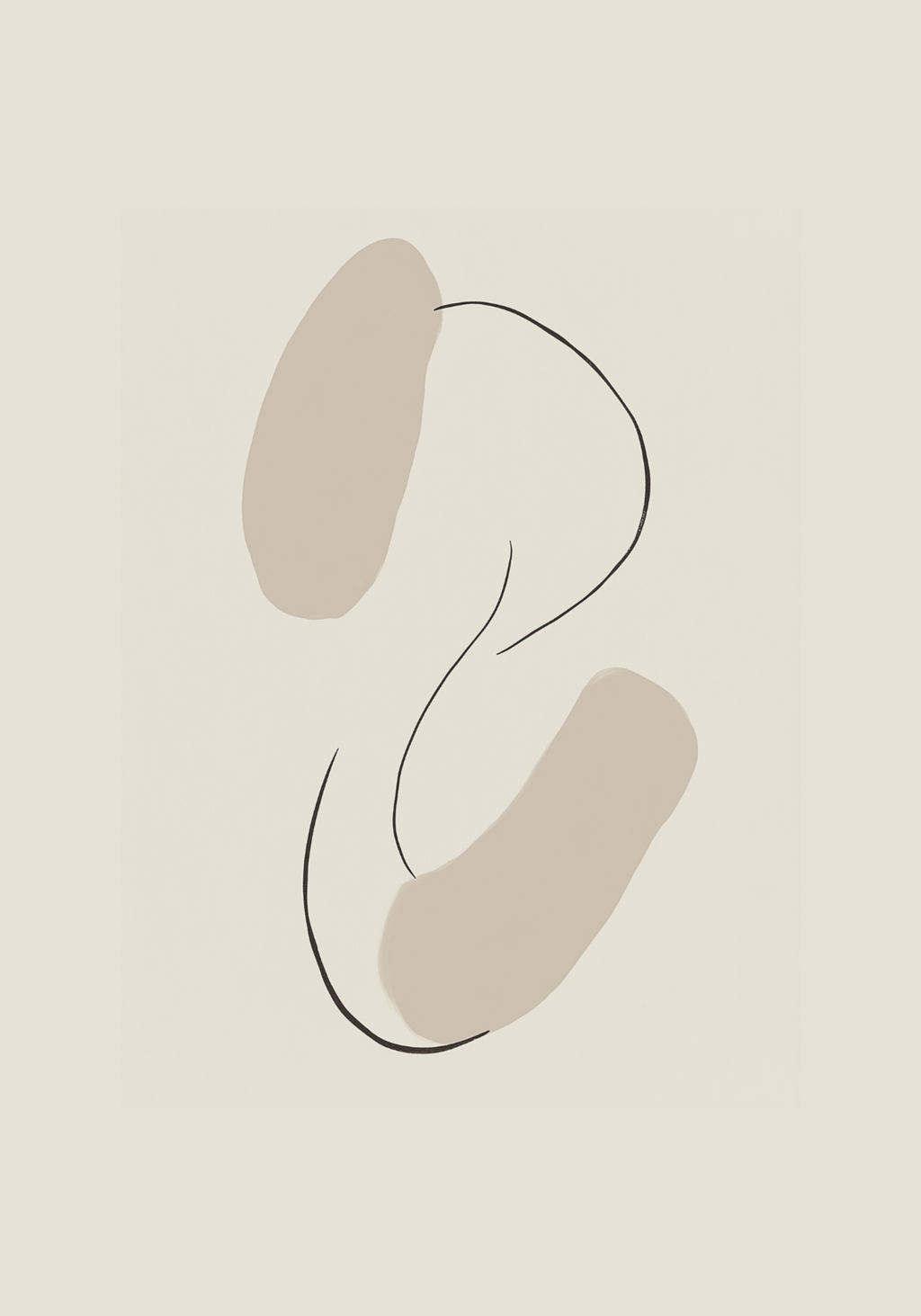 Gentle Curves Poster