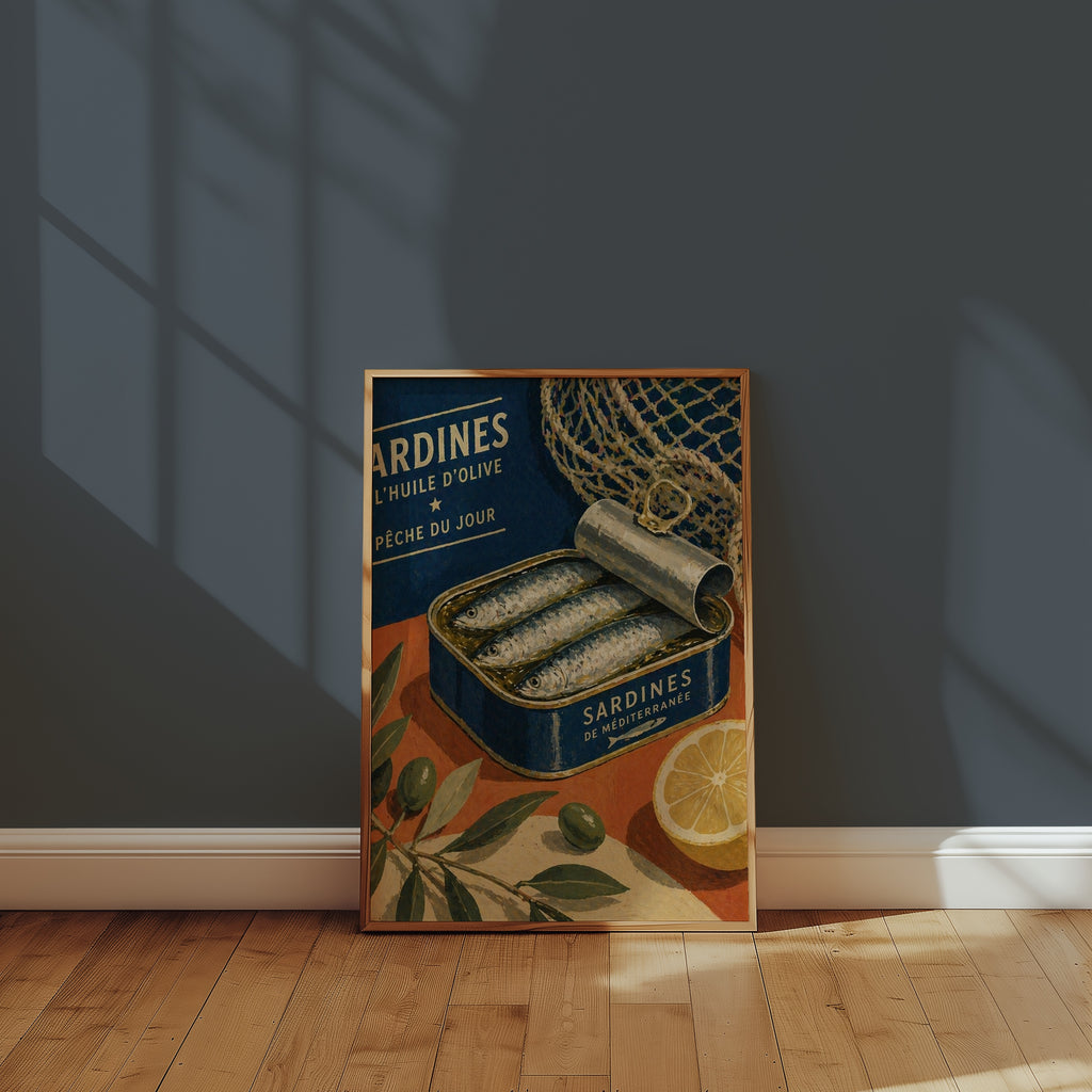 Sardines du Jour Poster