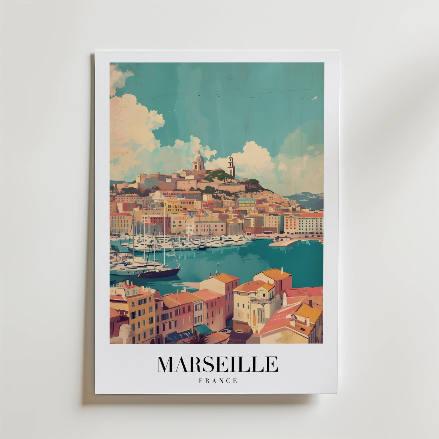 Colors Of Marseille Poster