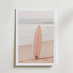 Soft Coast Surfboard Poster