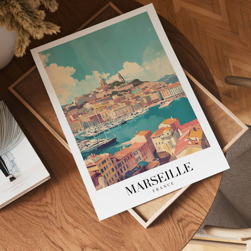 Colors Of Marseille Poster
